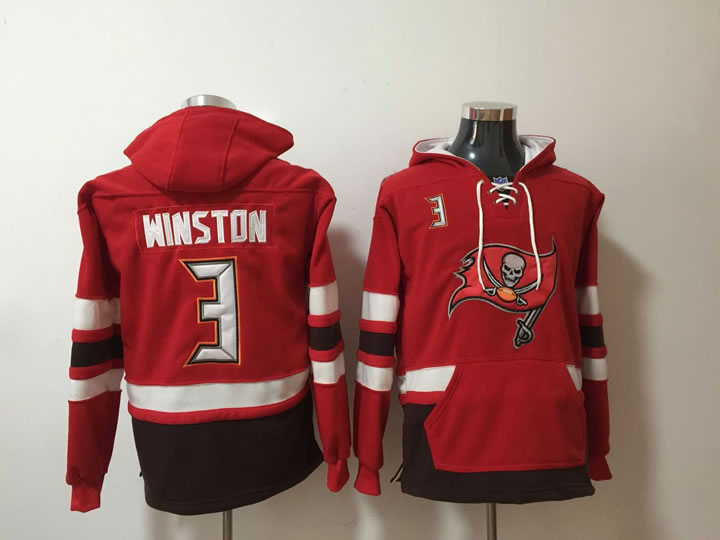 Nike Buccaneers 3 Jameis Winston Red All Stitched Hooded Sweatshirt,We sell and wholesale Nike Buccaneers 3 Jameis Winston Red All Stitched Hooded Sweatshirt on line form chian!